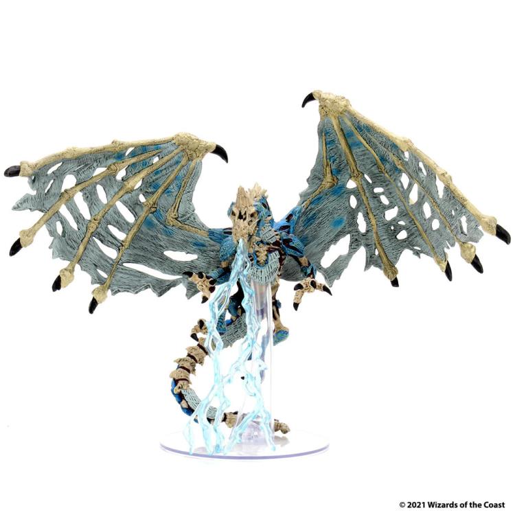 Dungeons & Dragons Icons of the Realms: Boneyard - Blue Dracolich Premium Painted Figure (Set 18) Gallery Image 5
