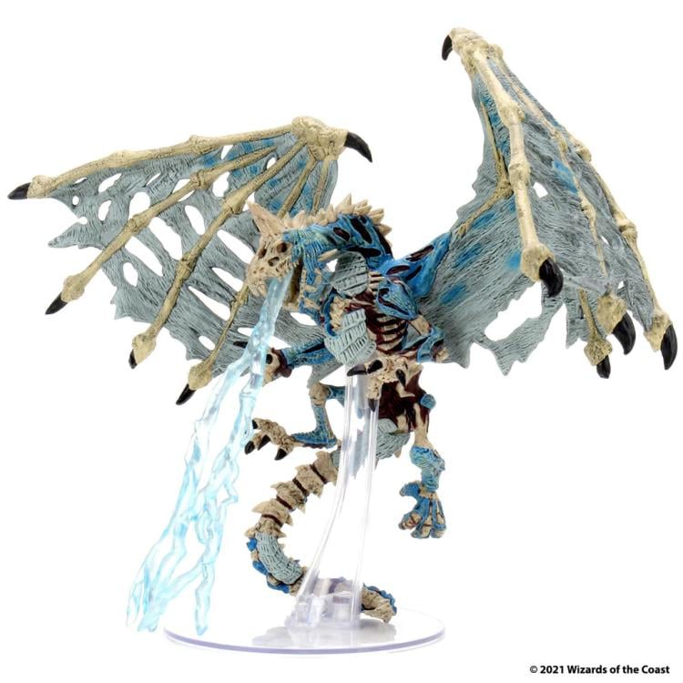 Dungeons & Dragons Icons of the Realms: Boneyard - Blue Dracolich Premium Painted Figure (Set 18) Gallery Image 6