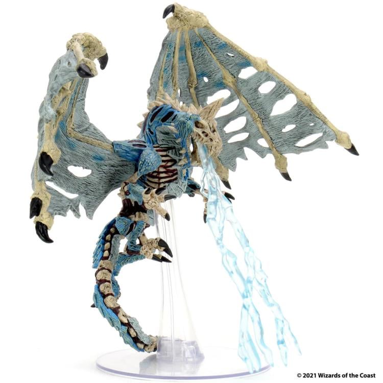 Dungeons & Dragons Icons of the Realms: Boneyard - Blue Dracolich Premium Painted Figure (Set 18) Gallery Image 3