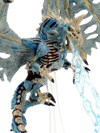 Dungeons & Dragons Icons of the Realms: Boneyard - Blue Dracolich Premium Painted Figure (Set 18) Gallery Image 2