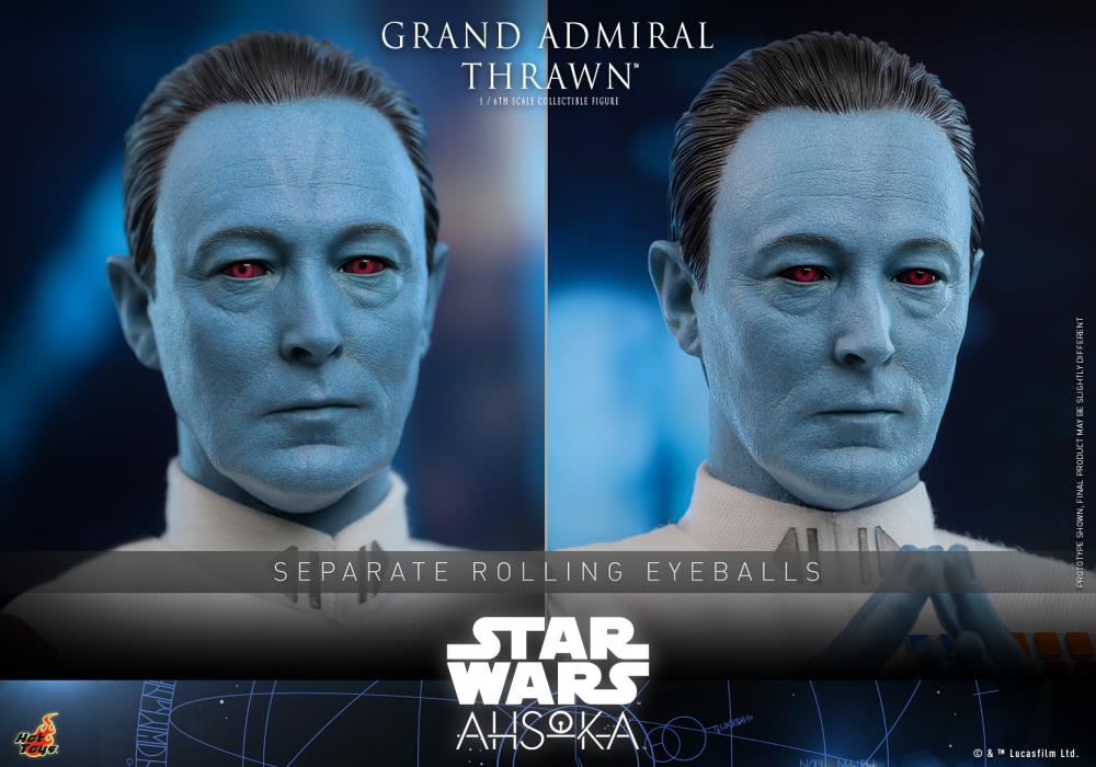 Star Wars: Ahsoka TMS116 Grand Admiral Thrawn 1/6th Scale Collectible Figure Gallery Image 15