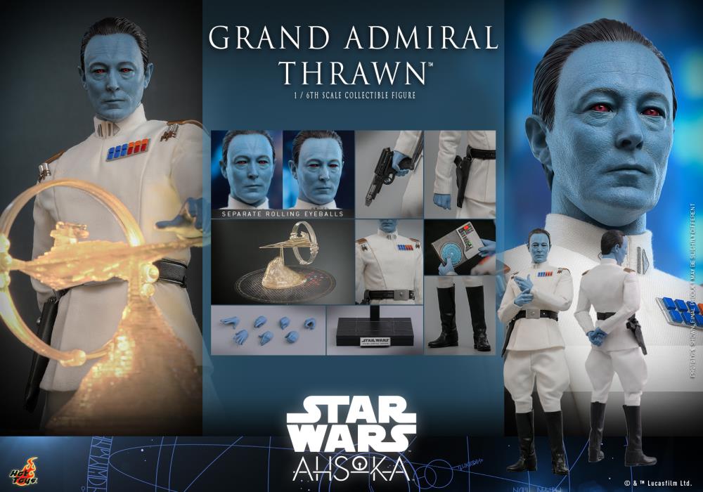 Star Wars: Ahsoka TMS116 Grand Admiral Thrawn 1/6th Scale Collectible Figure Gallery Image 21