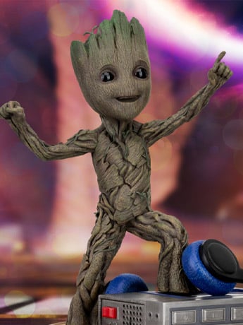 Guardians of the Galaxy Vol. 2 Infinity Saga LS-095 Life-Sized Dancing Groot Limited Edition Statue Gallery Image 2
