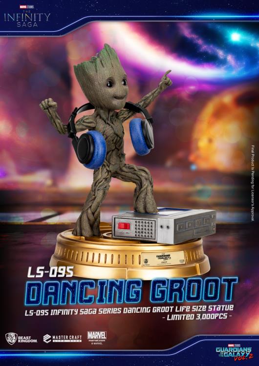 Guardians of the Galaxy Vol. 2 Infinity Saga LS-095 Life-Sized Dancing Groot Limited Edition Statue Gallery Image 10