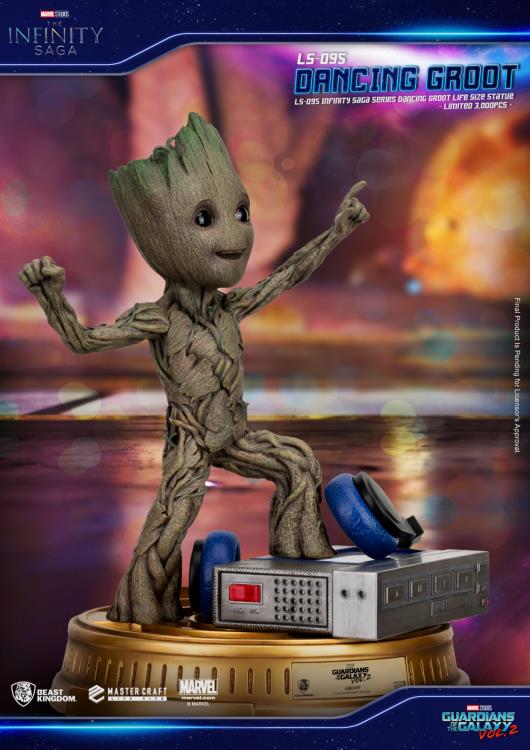 Guardians of the Galaxy Vol. 2 Infinity Saga LS-095 Life-Sized Dancing Groot Limited Edition Statue Gallery Image 8