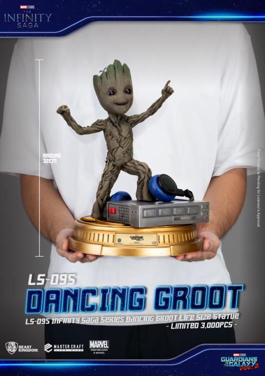 Guardians of the Galaxy Vol. 2 Infinity Saga LS-095 Life-Sized Dancing Groot Limited Edition Statue Gallery Image 11