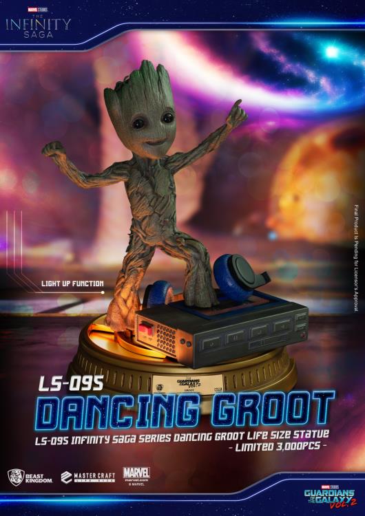Guardians of the Galaxy Vol. 2 Infinity Saga LS-095 Life-Sized Dancing Groot Limited Edition Statue Gallery Image 5