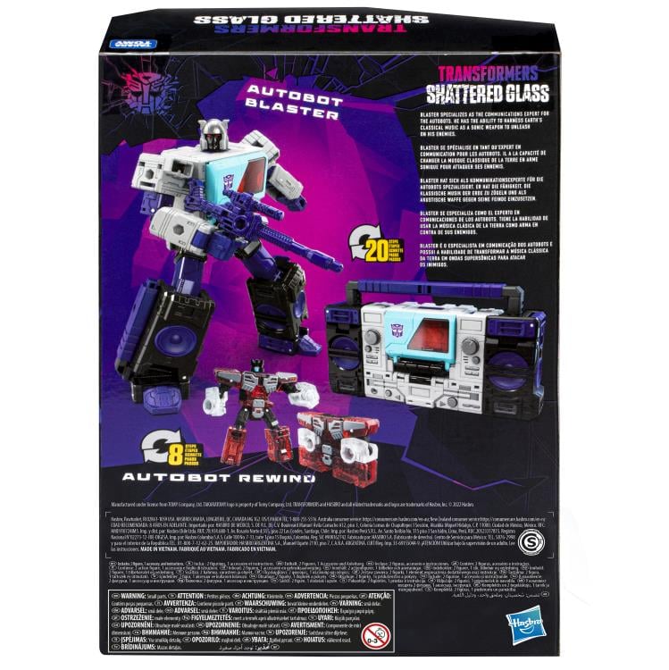Transformers Generations Shattered Glass Blaster & Rewind Exclusive Gallery Image 12