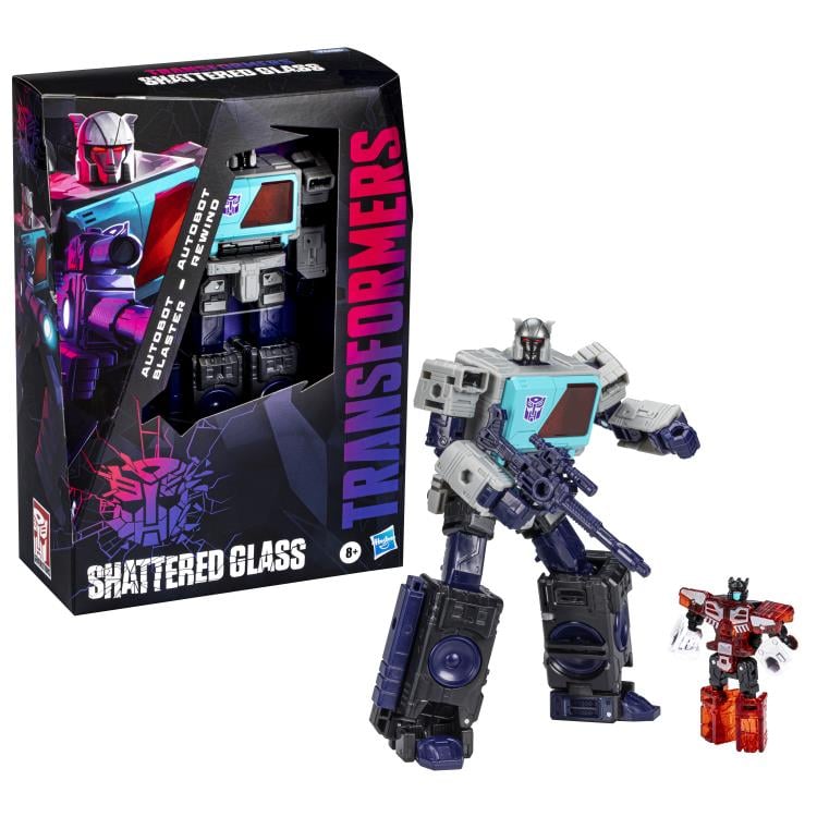 Transformers Generations Shattered Glass Blaster & Rewind Exclusive