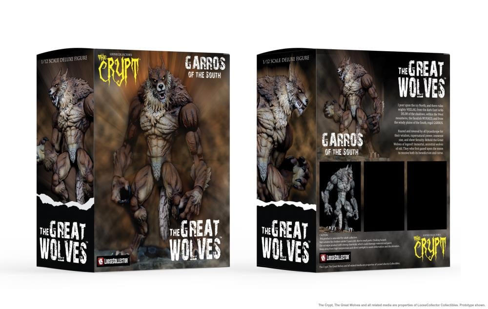 The Crypt: Great Wolves Garros Action Figure Gallery Image 8
