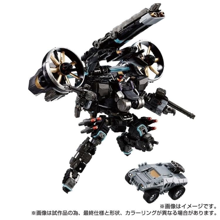 Diaclone TM-22 Tactical Mover Garuda Versaulter (Gyro Lifter Unit Raven) Exclusive Gallery Image 3