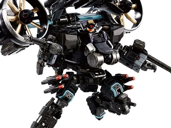 Diaclone TM-22 Tactical Mover Garuda Versaulter (Gyro Lifter Unit Raven) Exclusive Gallery Image 1