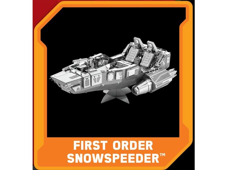Star Wars: The Force Awakens Metal Earth First Order Snowspeeder Model Kit Gallery Image 1