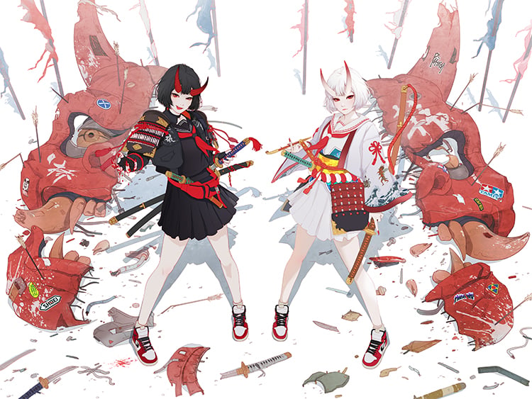 The Girls of Armament Rirua Ookami 1/6 Scale Figure