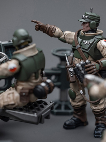 Warhammer 40K Astra Militarum Ordnance Team with Malleus Rocket Launcher 1/18 Scale Set Gallery Image 2