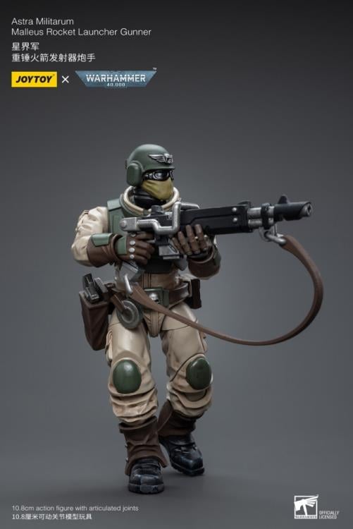 Warhammer 40K Astra Militarum Ordnance Team with Malleus Rocket Launcher 1/18 Scale Set Gallery Image 8