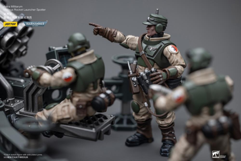 Warhammer 40K Astra Militarum Ordnance Team with Malleus Rocket Launcher 1/18 Scale Set Gallery Image 13