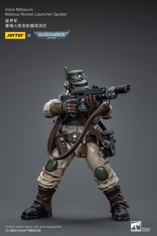 Warhammer 40K Astra Militarum Ordnance Team with Malleus Rocket Launcher 1/18 Scale Set Gallery Image 6
