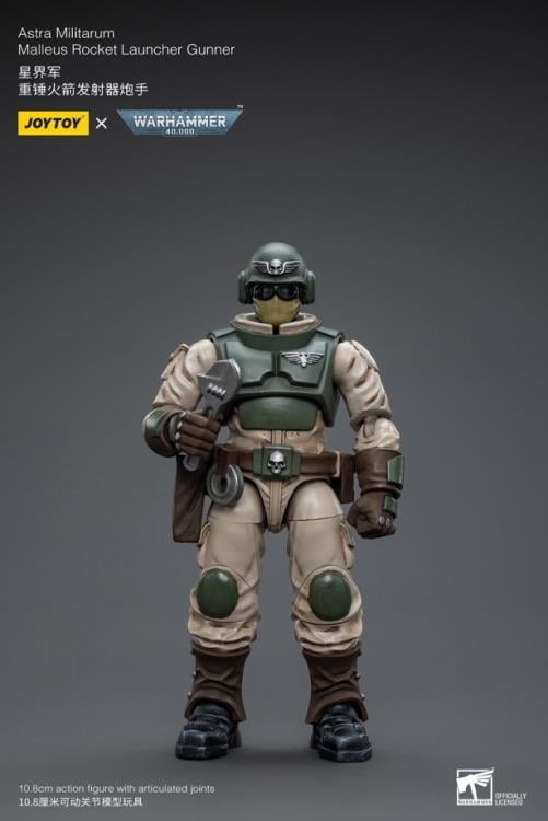 Warhammer 40K Astra Militarum Ordnance Team with Malleus Rocket Launcher 1/18 Scale Set Gallery Image 7