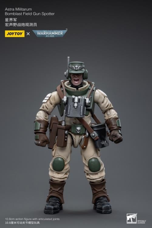 Warhammer 40K Astra Militarum Ordnance Team with Bombast Field Gun Artillery 1/18 Scale Set Gallery Image 5