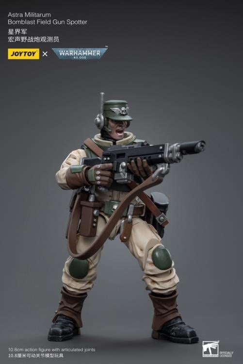 Warhammer 40K Astra Militarum Ordnance Team with Bombast Field Gun Artillery 1/18 Scale Set Gallery Image 6