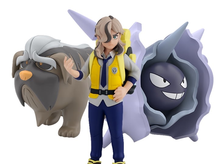 Pokemon Scale World Arven, Mabosstiff, & Cloyster Figure Set