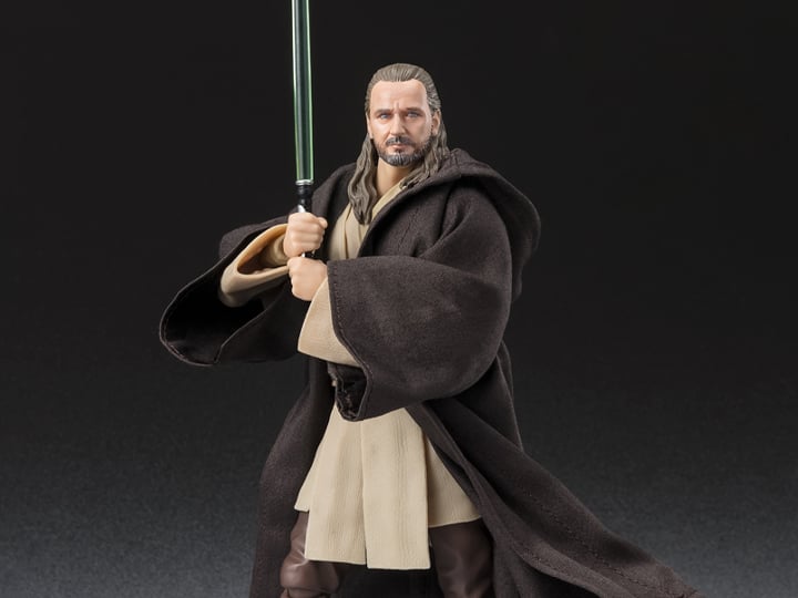 Star Wars: The Phantom Menace 25th Anniversary S.H.Figuarts Qui-Gon Jinn Exclusive Action Figure Gallery Image 1