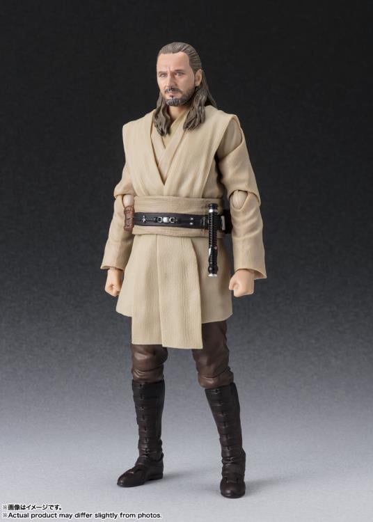 Star Wars: The Phantom Menace 25th Anniversary S.H.Figuarts Qui-Gon Jinn Exclusive Action Figure Gallery Image 4