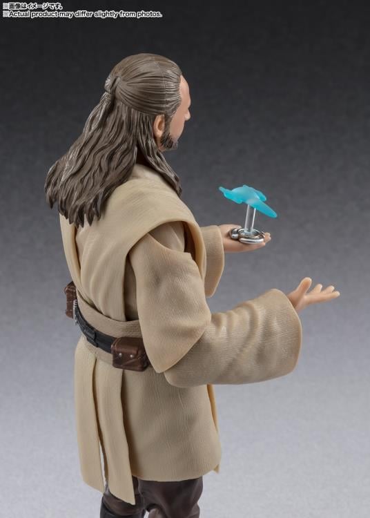 Star Wars: The Phantom Menace 25th Anniversary S.H.Figuarts Qui-Gon Jinn Exclusive Action Figure Gallery Image 6