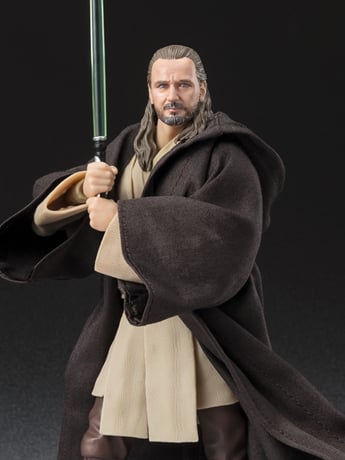 Image of Star Wars: The Phantom Menace 25th Anniversary S.H.Figuarts Qui-Gon Jinn Exclusive Action Figure