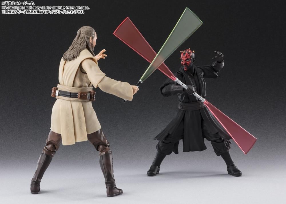 Star Wars: The Phantom Menace 25th Anniversary S.H.Figuarts Qui-Gon Jinn Exclusive Action Figure Gallery Image 9