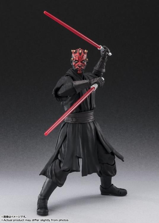 Star Wars: The Phantom Menace 25th Anniversary S.H.Figuarts Darth Maul Exclusive Action Figure Gallery Image 6