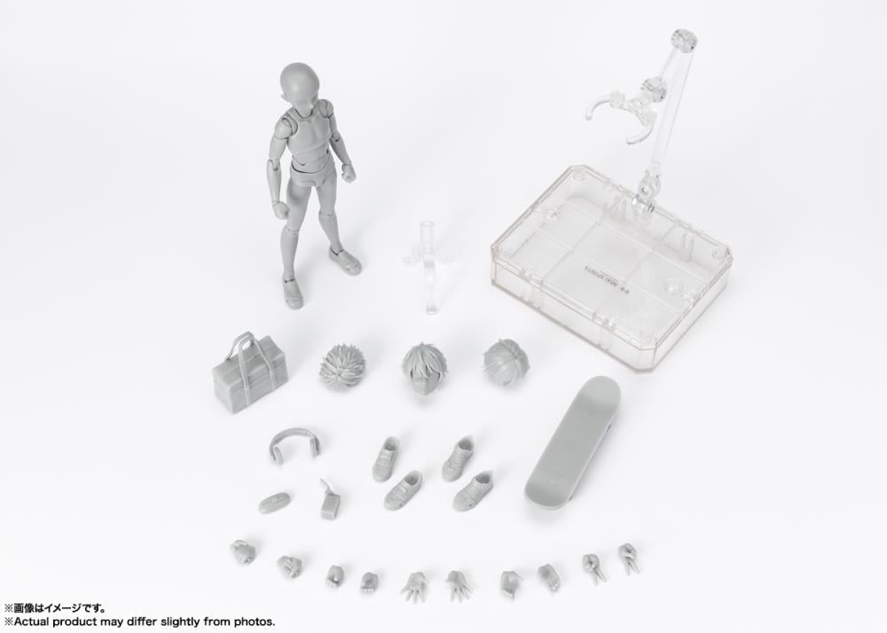 S.H.Figuarts DX Body-kun School Life Edition Set (Gray Color Ver.) Action Figure Gallery Image 10