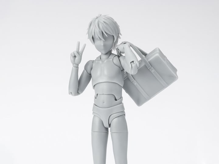 S.H.Figuarts DX Body-kun School Life Edition Set (Gray Color Ver.) Action Figure Gallery Image 1