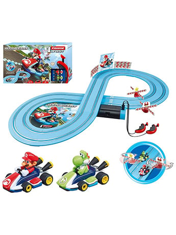 Mario Kart Carrera FIRST Slot Car Race Track Mario and Yoshi 1/50 Scale Set Gallery Image 2