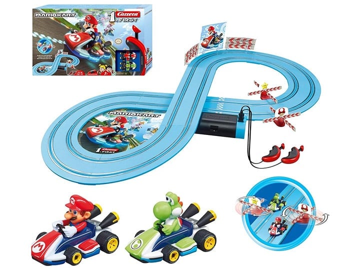 Mario Kart Carrera FIRST Slot Car Race Track Mario and Yoshi 1/50 Scale Set Gallery Image 1