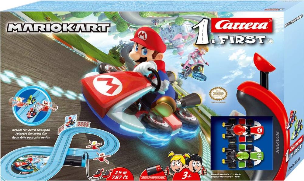 Mario Kart Carrera FIRST Slot Car Race Track Mario and Yoshi 1/50 Scale Set Gallery Image 7