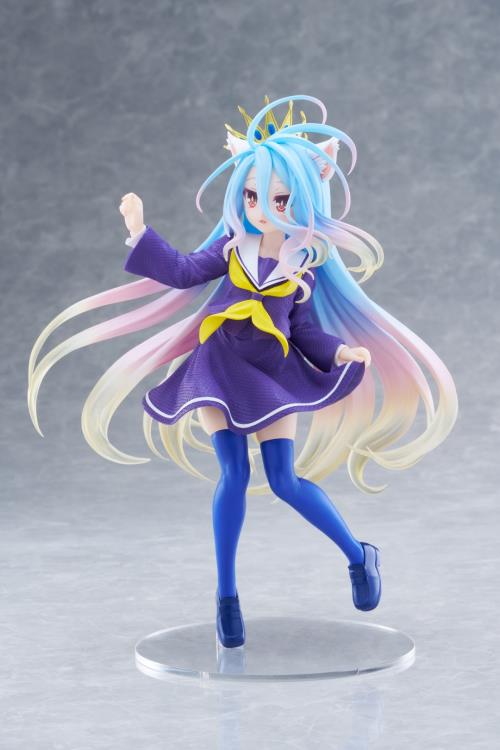 No Game No Life Shiro (Cat Ear School Uniform Ver.) Coreful Figure Gallery Image 4