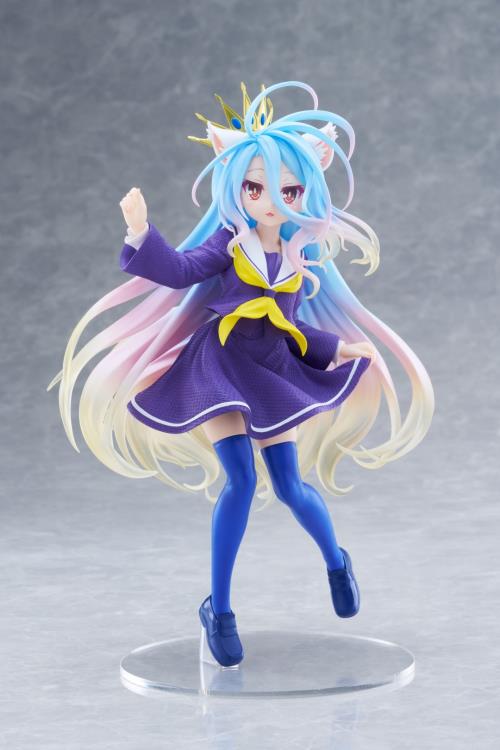 No Game No Life Shiro (Cat Ear School Uniform Ver.) Coreful Figure Gallery Image 3