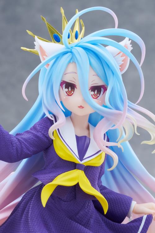 No Game No Life Shiro (Cat Ear School Uniform Ver.) Coreful Figure Gallery Image 6