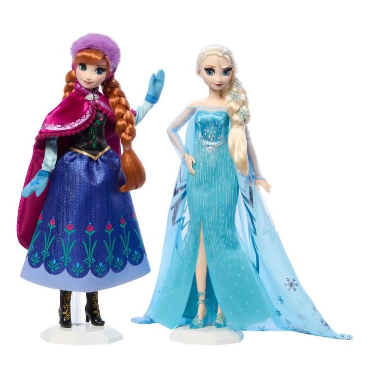 Frozen Disney Collector Anna and Elsa Doll Two-Pack Gallery Image 3