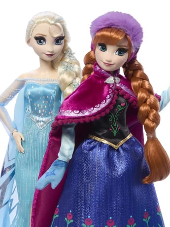 Frozen Disney Collector Anna and Elsa Doll Two-Pack Gallery Image 2