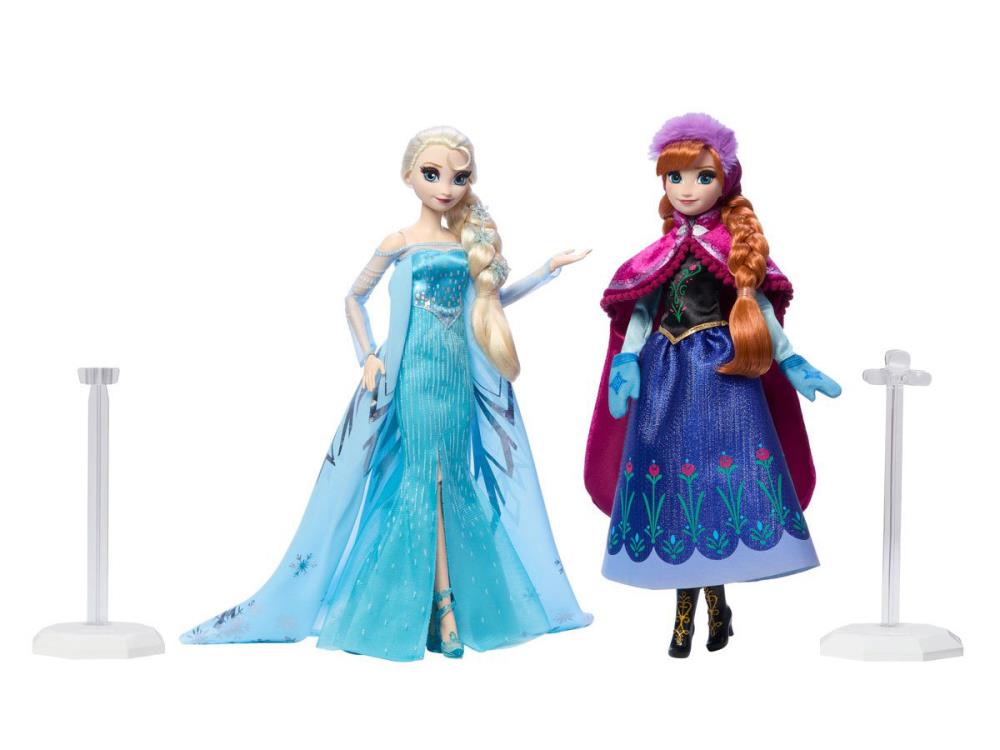 Frozen Disney Collector Anna and Elsa Doll Two-Pack Gallery Image 9