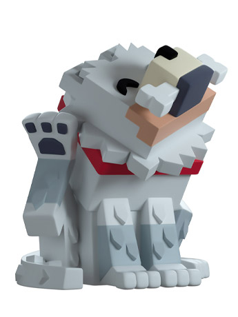 Minecraft Wolf Vinyl Figure Gallery Image 2