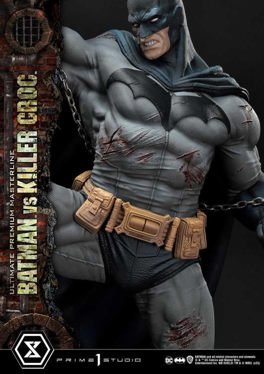 DC Comics Ultimate Premium Masterline Batman Versus Killer Croc Deluxe Limited Edition Statue (With Bonus) Gallery Image 108
