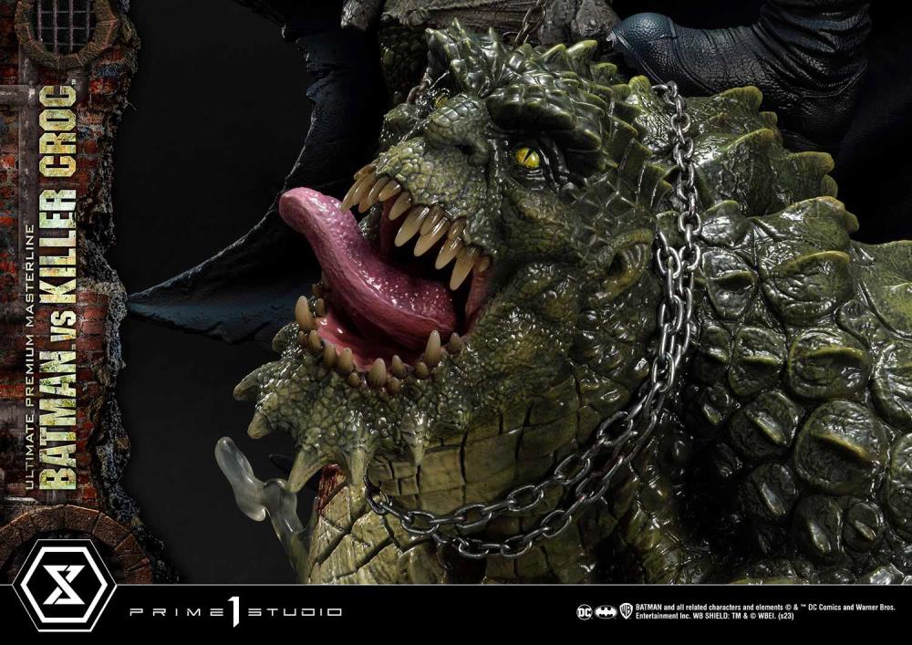DC Comics Ultimate Premium Masterline Batman Versus Killer Croc Deluxe Limited Edition Statue (With Bonus) Gallery Image 112