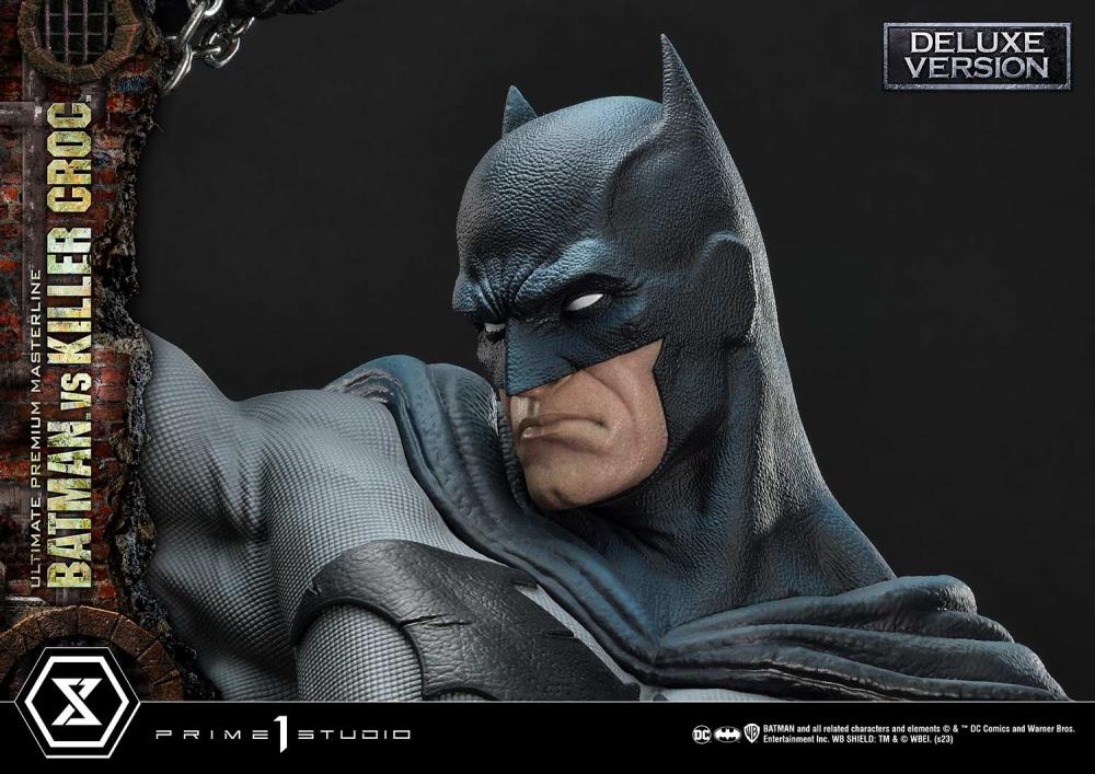 DC Comics Ultimate Premium Masterline Batman Versus Killer Croc Deluxe Limited Edition Statue (With Bonus) Gallery Image 88