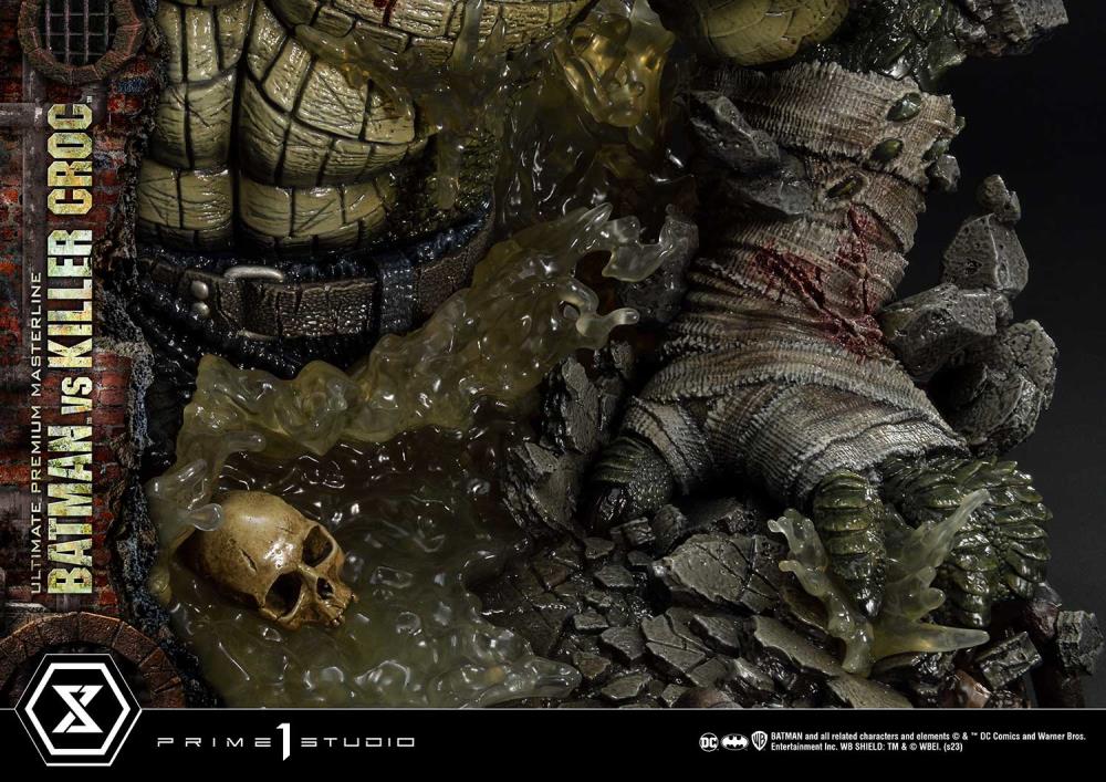 DC Comics Ultimate Premium Masterline Batman Versus Killer Croc Deluxe Limited Edition Statue (With Bonus) Gallery Image 77