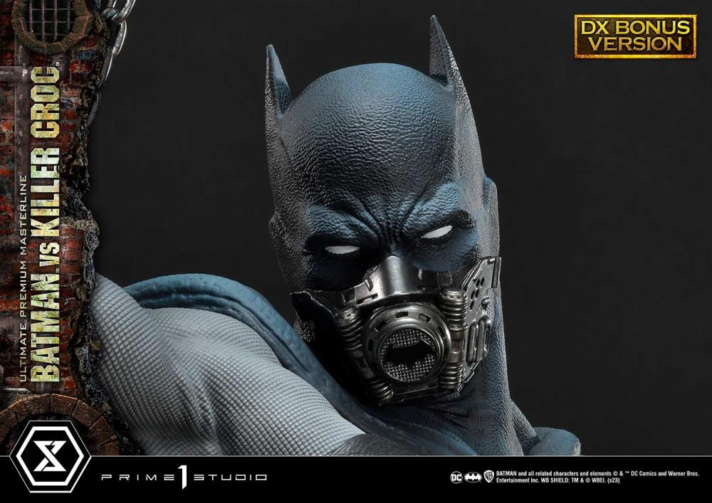 DC Comics Ultimate Premium Masterline Batman Versus Killer Croc Deluxe Limited Edition Statue (With Bonus) Gallery Image 85