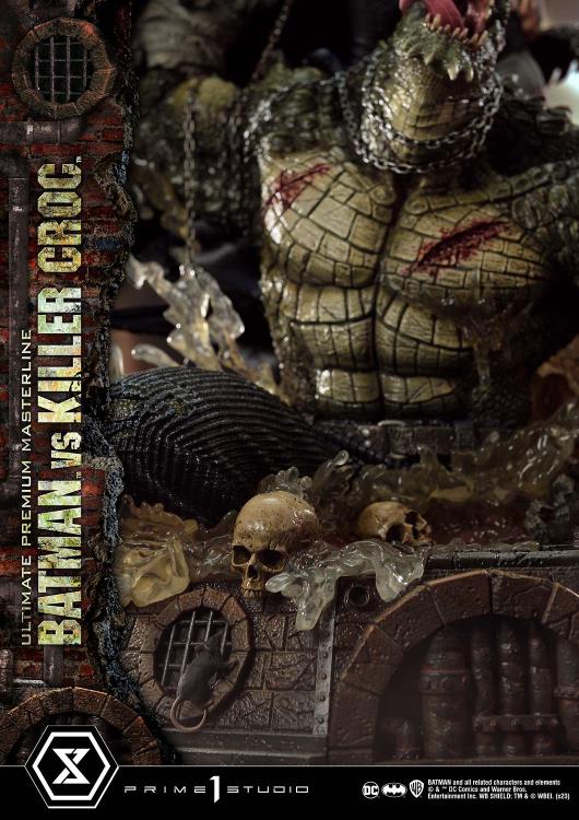 DC Comics Ultimate Premium Masterline Batman Versus Killer Croc Deluxe Limited Edition Statue (With Bonus) Gallery Image 71